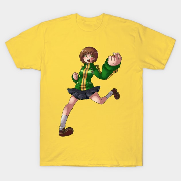 Chie from PERSONA 4 T-Shirt by IanDimas